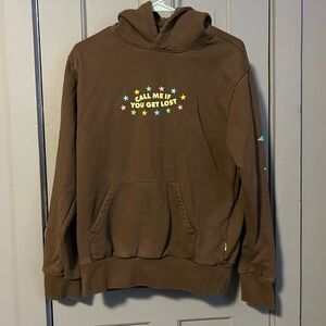 Golf Wang Call Me If You Get Lost Tour Hoodie Brown Stars Tyler The Creator S